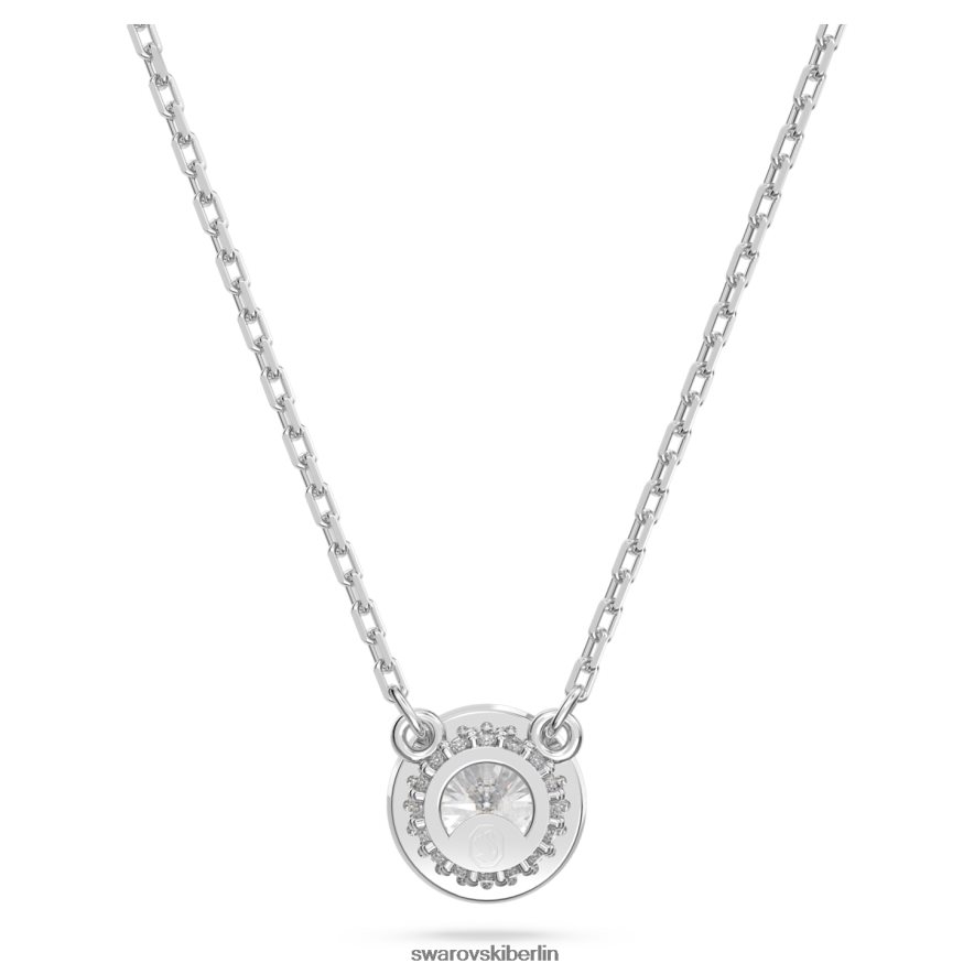 Swarovski Konstella-Anhänger Rundschliff, Pavé, weiß, rhodiniert Schmuck HLT448187