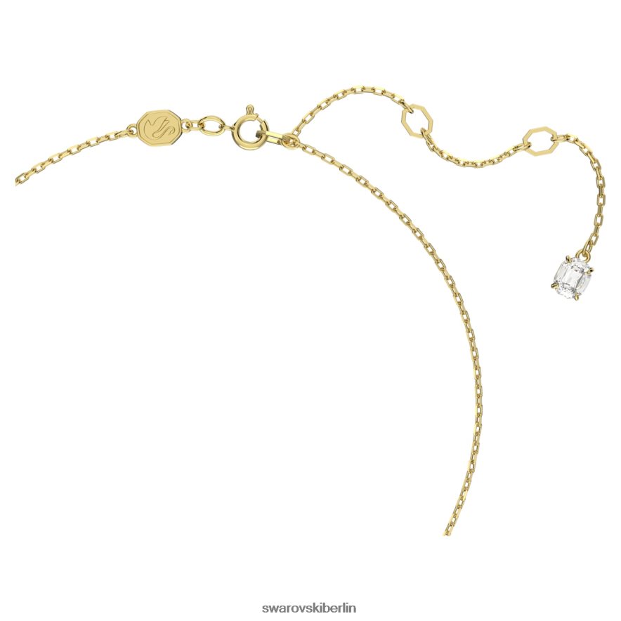 Swarovski Konstella-Anhänger Rundschliff, weiß, vergoldet Schmuck HLT448171