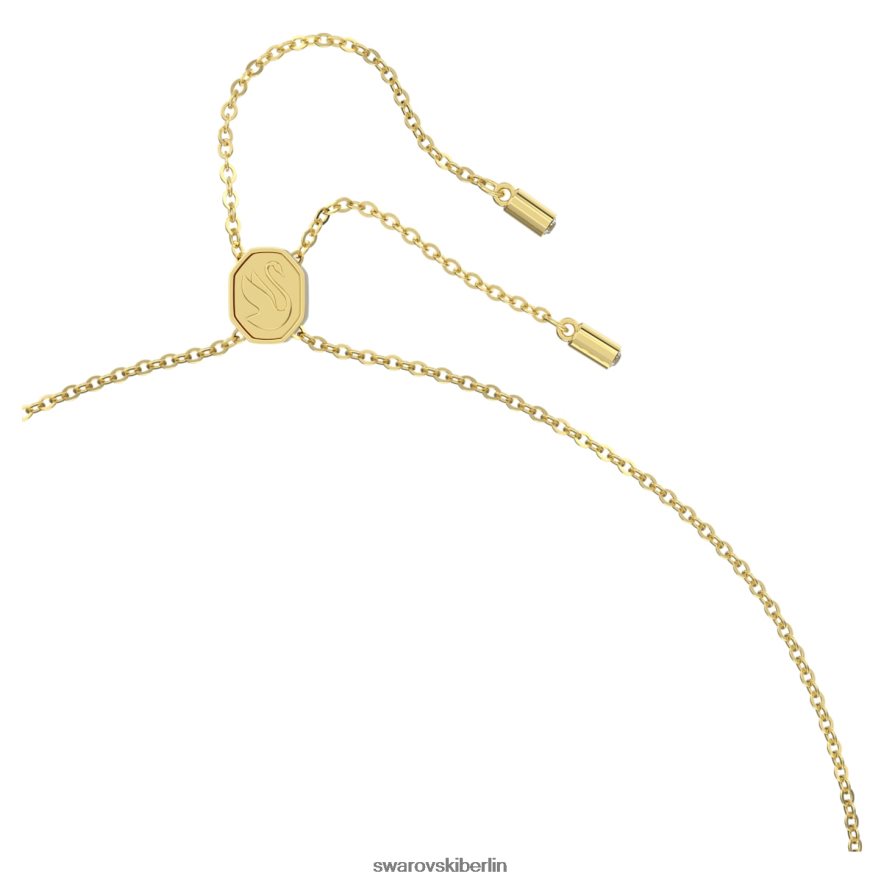 Swarovski Matrix-Anhänger Baguetteschliff, grün, vergoldet Schmuck HLT448204