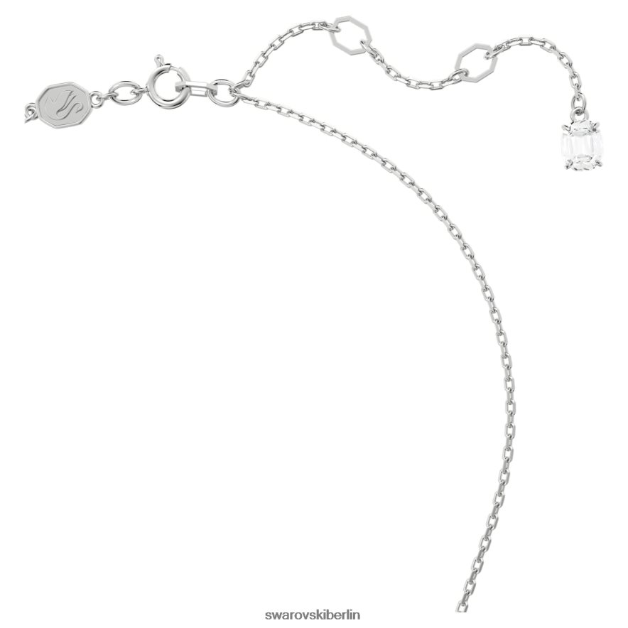 Swarovski Matrix-Anhänger Mischschliffe, Herz, weiß, rhodiniert Schmuck HLT448242