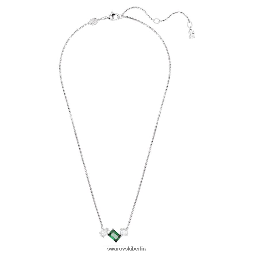 Swarovski Mesmera-Anhänger Mischschliffe, grün, rhodiniert Schmuck HLT448275