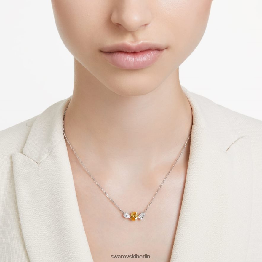 Swarovski Mesmera-Anhänger gemischte Schnitte, gelb, gemischtes Metallfinish Schmuck HLT448276