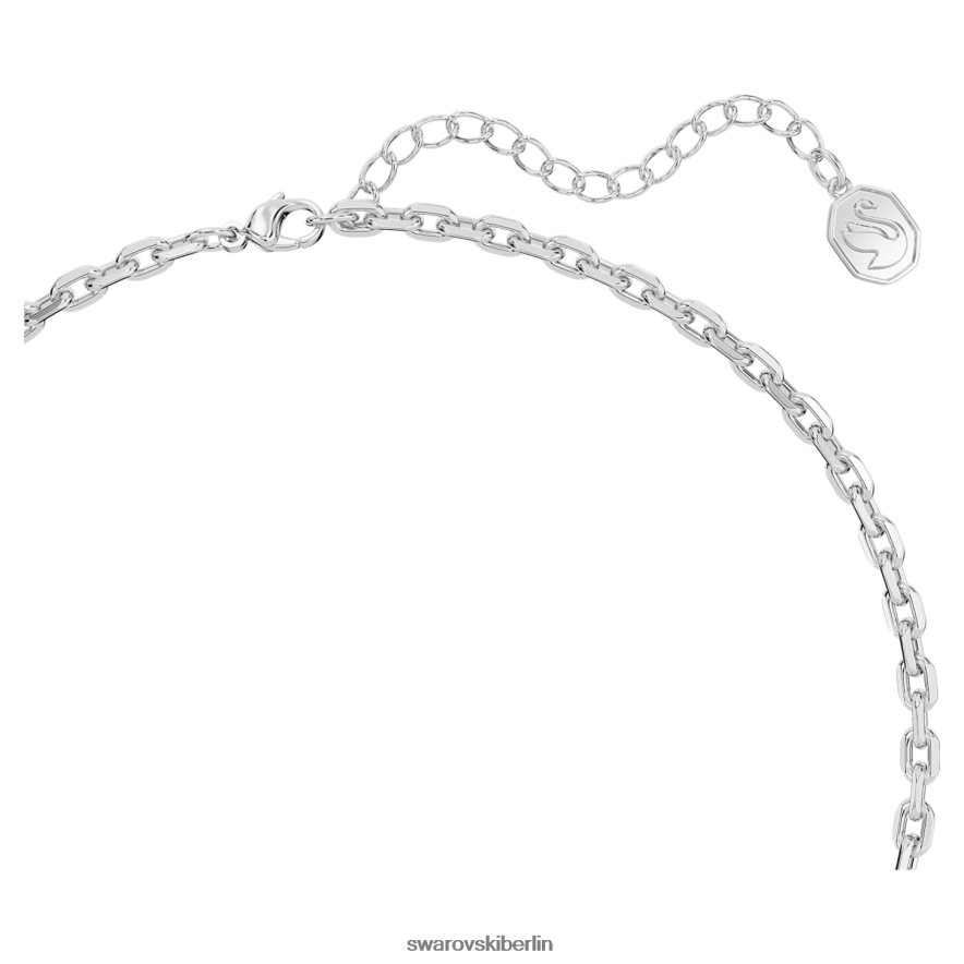 Swarovski Modischer Schwan-Anhänger Schwan, weiß, rhodiniert Schmuck HLT448213
