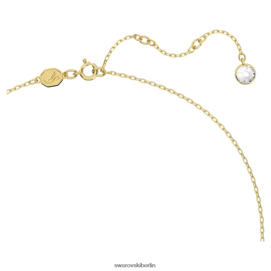 Swarovski Pop-Schwan-Anhänger Schwan, grün, vergoldet Schmuck HLT448313