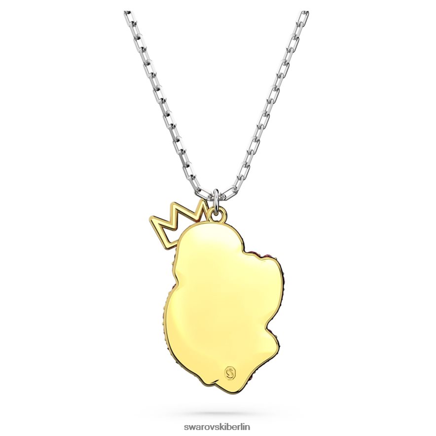 Swarovski Pop-Schwan-Anhänger Schwan, rosa, rhodiniert Schmuck HLT448268