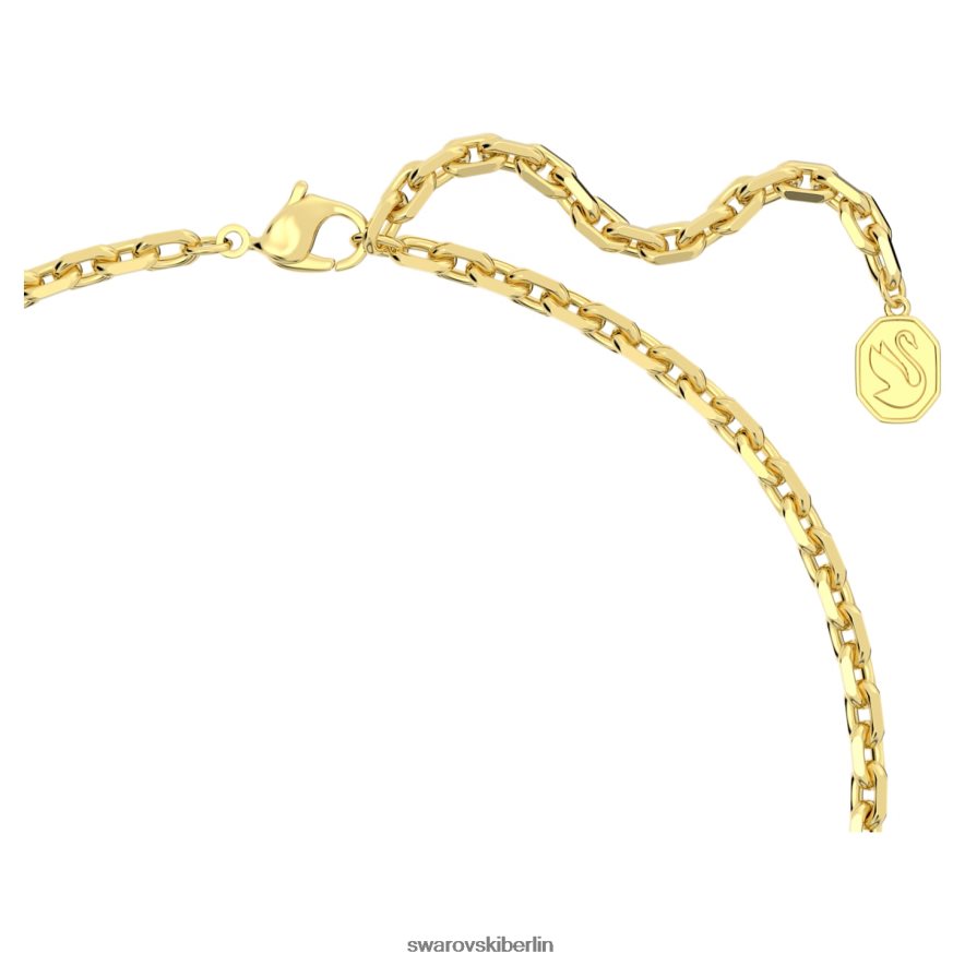 Swarovski Rota-Anhänger gemischte Rundschliffe, weiß, vergoldet Schmuck HLT448330