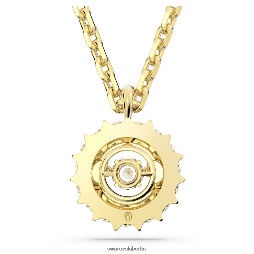 Swarovski Rota-Anhänger gemischte Rundschliffe, weiß, vergoldet Schmuck HLT448330