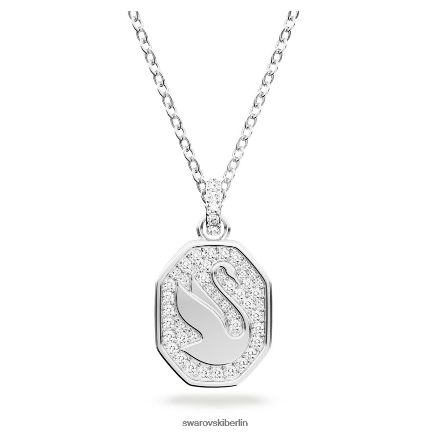 Swarovski Signum-Anhänger Schwan, weiß, rhodiniert Schmuck HLT448296