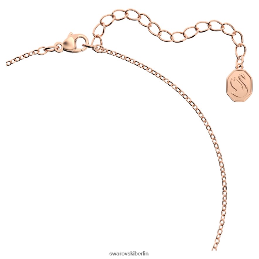 Swarovski Signum-Anhänger Schwan, weiß, rosévergoldet Schmuck HLT448301