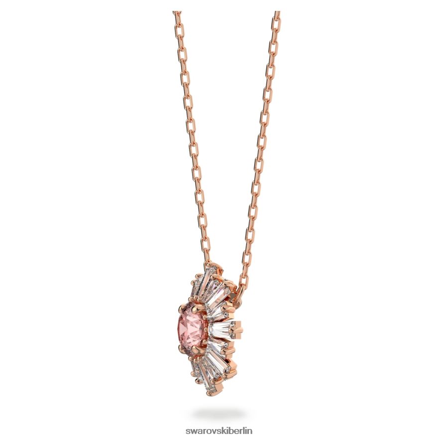 Swarovski Sonnenschein-Anhänger Mischschliffe, Sonne, Rosa, rosévergoldet Schmuck HLT448236