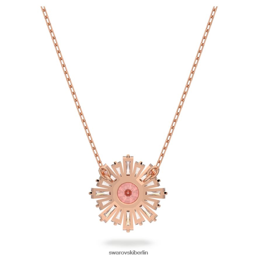 Swarovski Sonnenschein-Anhänger Mischschliffe, Sonne, Rosa, rosévergoldet Schmuck HLT448236