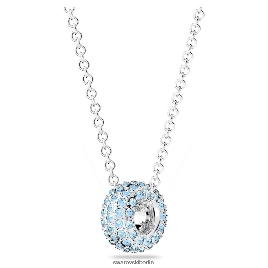 Swarovski Steinanhänger blau, rhodiniert Schmuck HLT448306