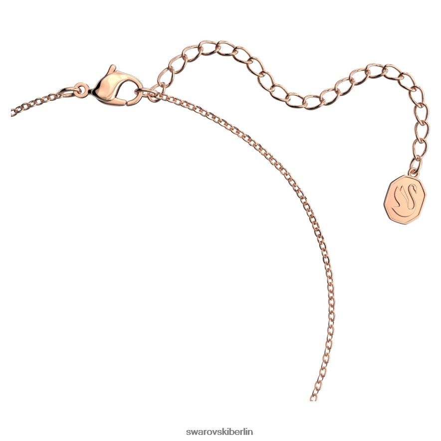 Swarovski Stella-Anhänger Mischschliffe, Stern, weiß, rosévergoldet Schmuck HLT448214