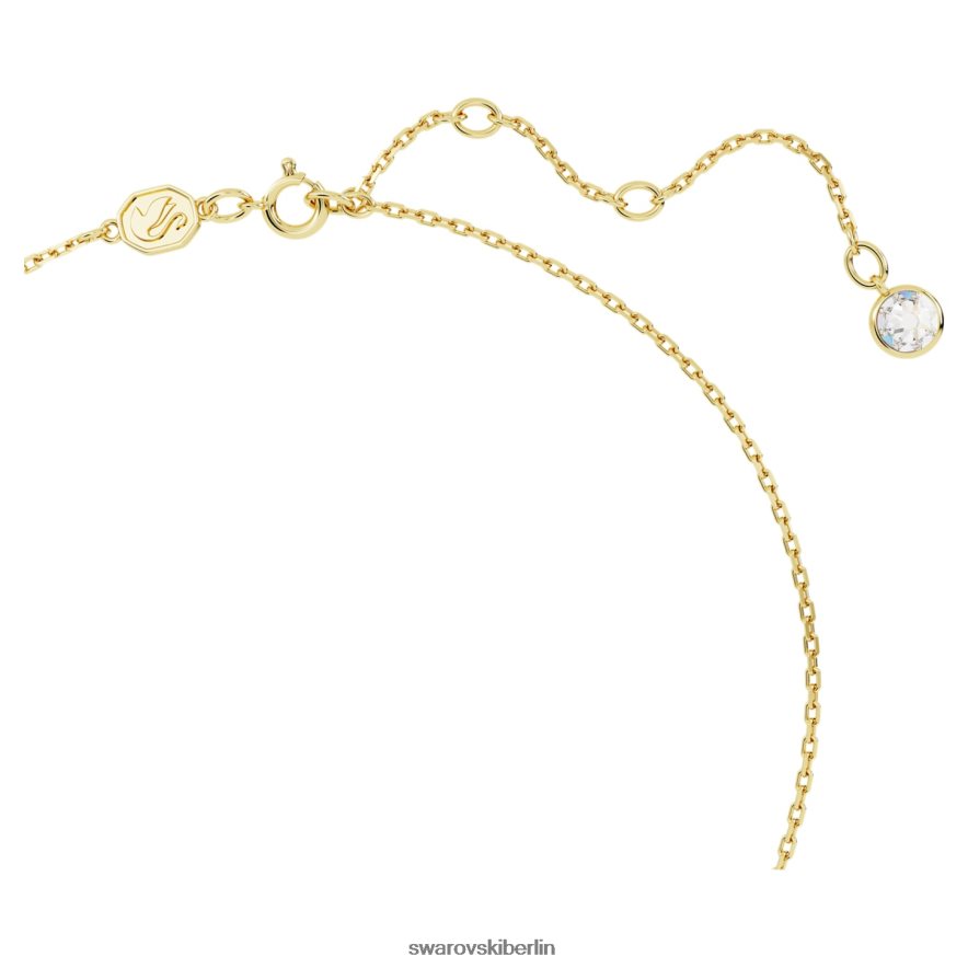 Swarovski Stilla-Anhänger Birnenschliff, grün, vergoldet Schmuck HLT448329