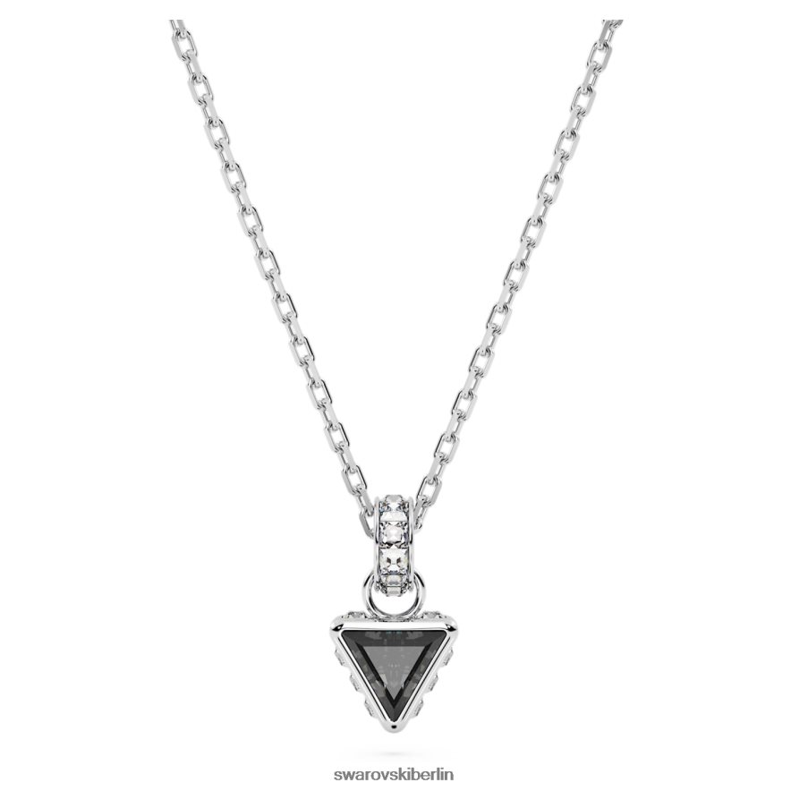 Swarovski Stilla-Anhänger Dreiecksschliff, grau, rhodiniert Schmuck HLT448254