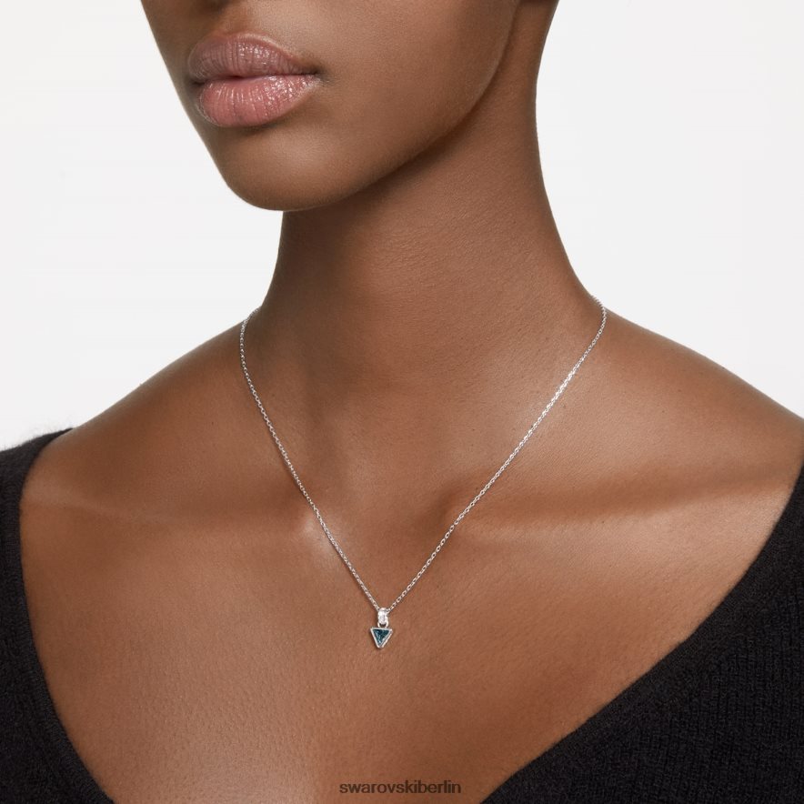 Swarovski Stilla-Anhänger Dreiecksschliff, grau, rhodiniert Schmuck HLT448254
