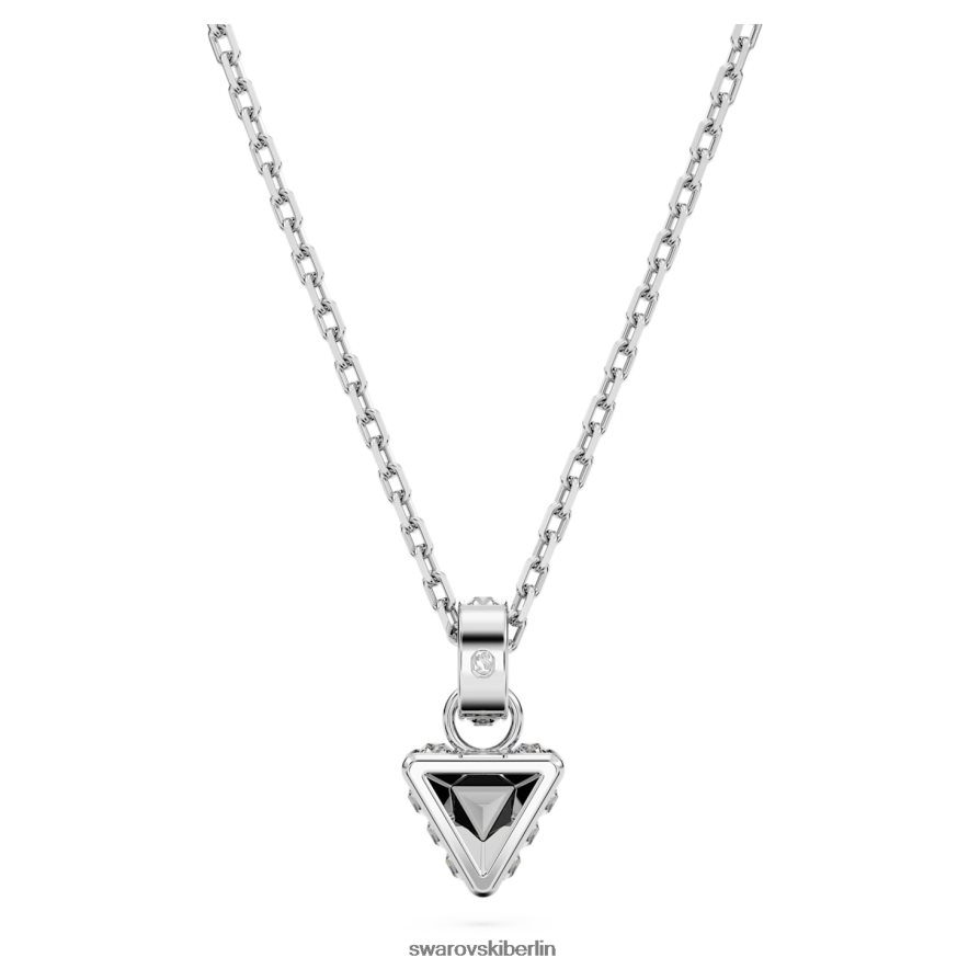 Swarovski Stilla-Anhänger Dreiecksschliff, grau, rhodiniert Schmuck HLT448254