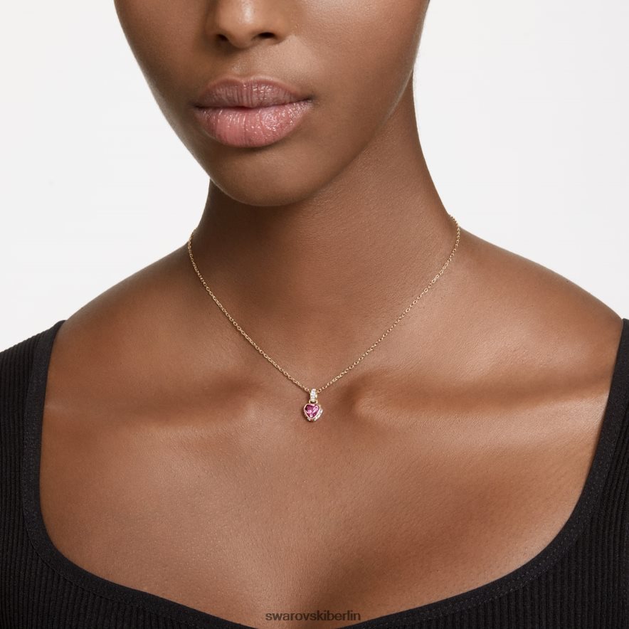 Swarovski Stilla-Anhänger Herz, rot, vergoldet Schmuck HLT448228