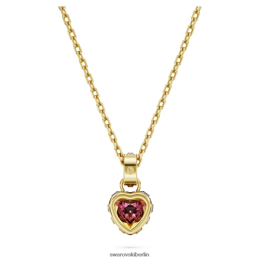 Swarovski Stilla-Anhänger Herz, rot, vergoldet Schmuck HLT448228