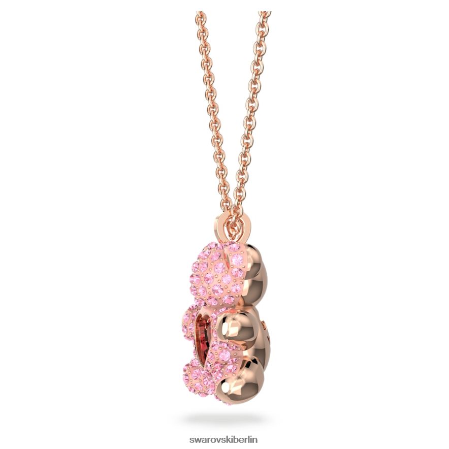 Swarovski Teddy-Anhänger Bär, rosa, rosévergoldet Schmuck HLT448176