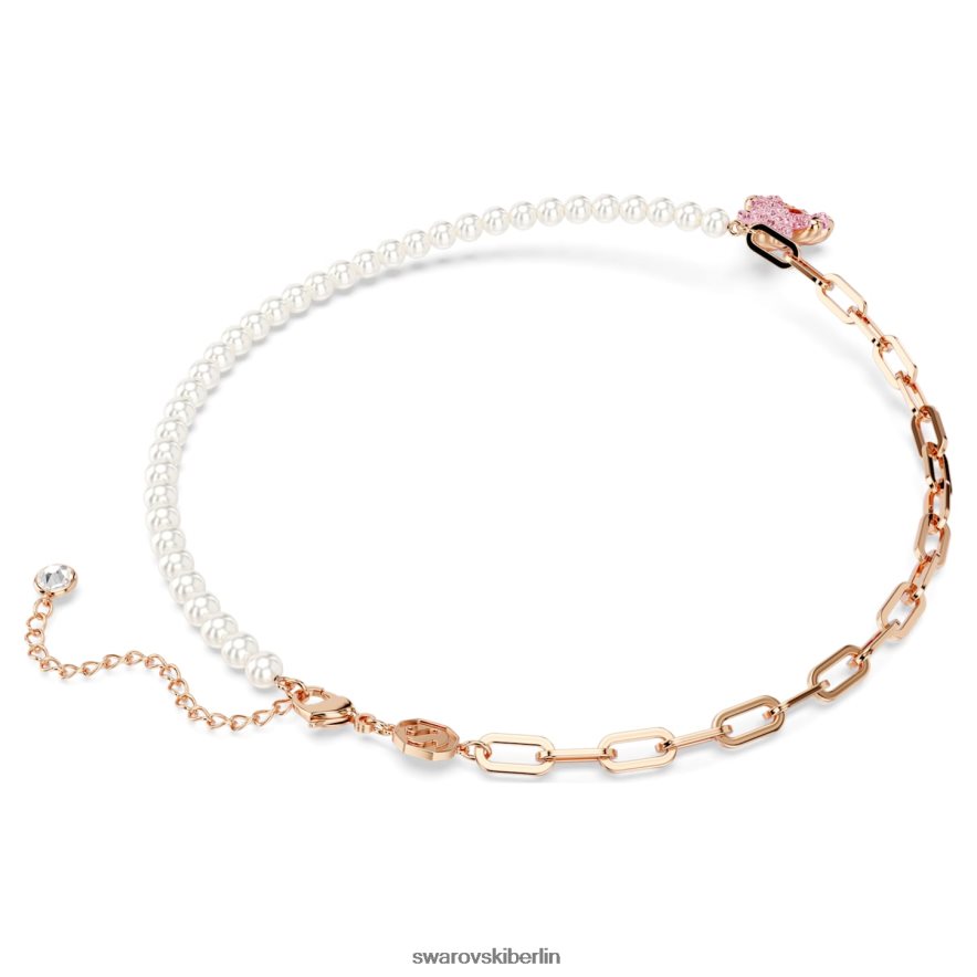 Swarovski Teddy-Anhänger Bär, rosa, rosévergoldet Schmuck HLT448273