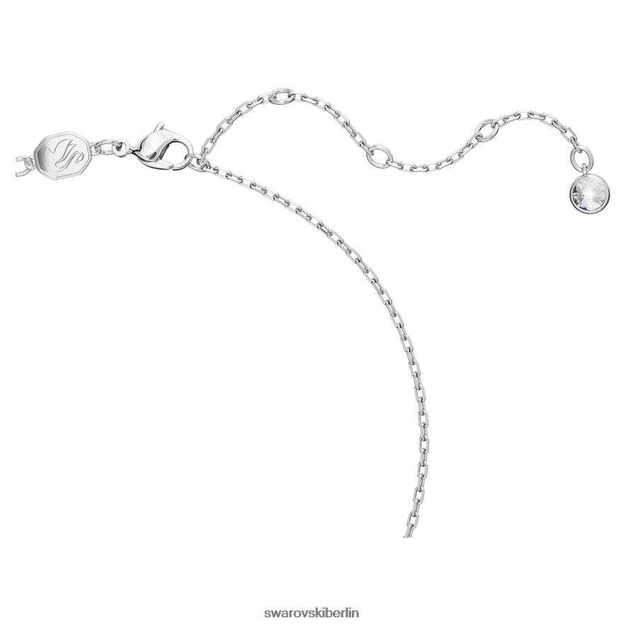 Swarovski Volta-Anhänger Herz, weiß, rhodiniert Schmuck HLT448237