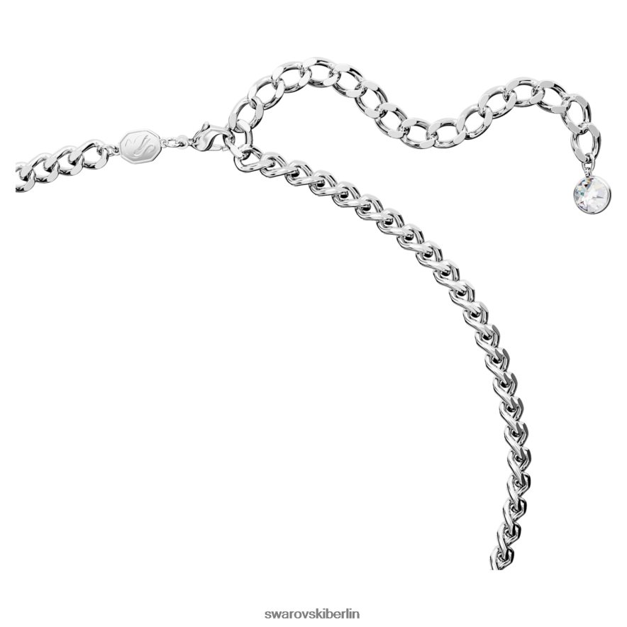 Swarovski Volta-Anhänger Herz, weiß, rhodiniert Schmuck HLT448262