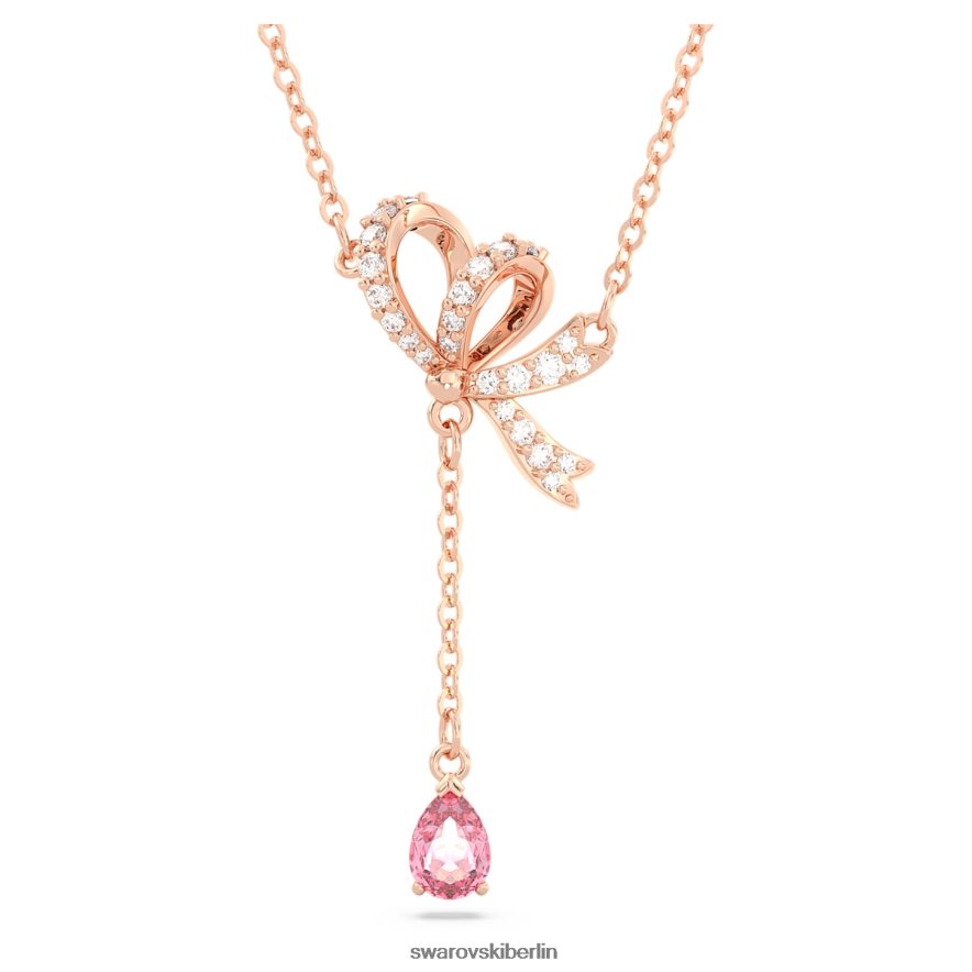 Swarovski Volta y Anhänger Schleife, rosa, rosévergoldet Schmuck HLT448247