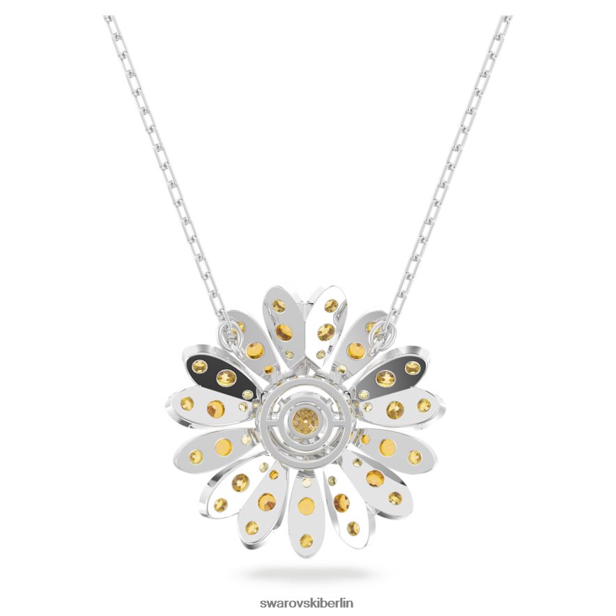 Swarovski ewiger Blumenanhänger Blume, gelb, rhodiniert Schmuck HLT448310