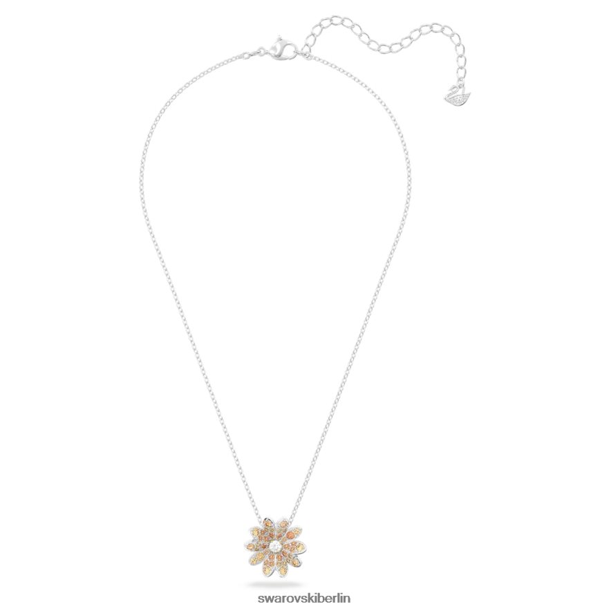Swarovski ewiger Blumenanhänger Blume, mehrfarbig, gemischte Metalloberfläche Schmuck HLT448311