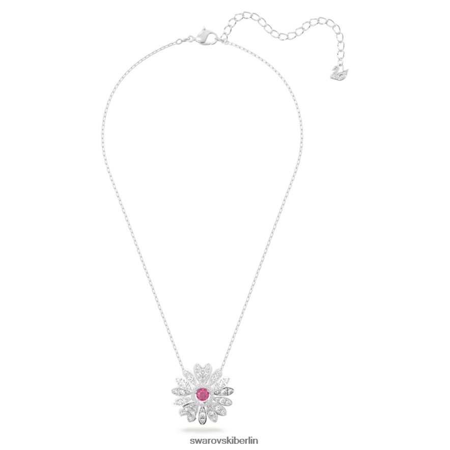 Swarovski ewiger Blumenanhänger Blume, rosa, rhodiniert Schmuck HLT448289
