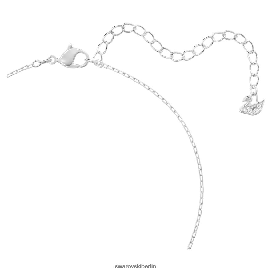 Swarovski ewiger Blumenanhänger Blume, rosa, rhodiniert Schmuck HLT448289