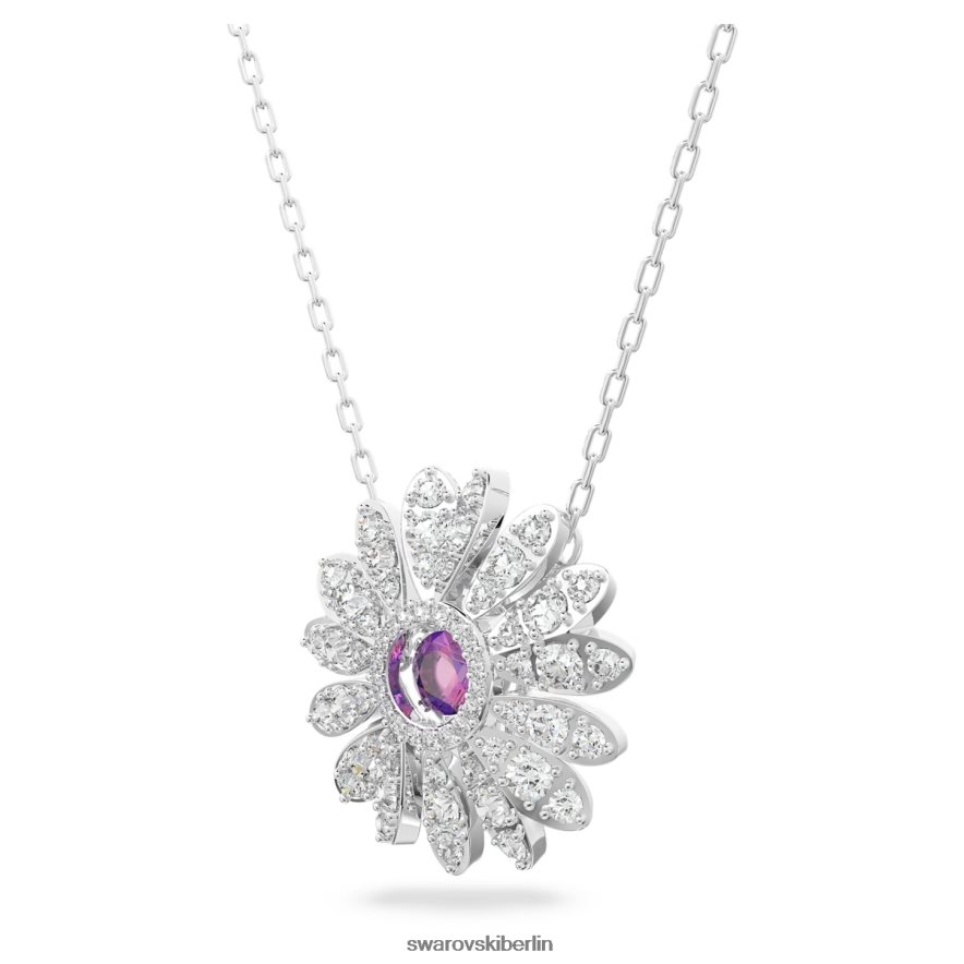Swarovski ewiger Blumenanhänger Blume, rosa, rhodiniert Schmuck HLT448289