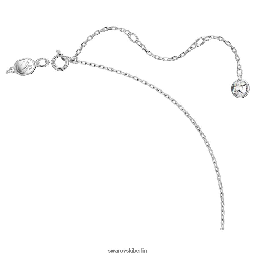 Swarovski ikonischer Schwanenanhänger Schwan, blau, rhodiniert Schmuck HLT448282