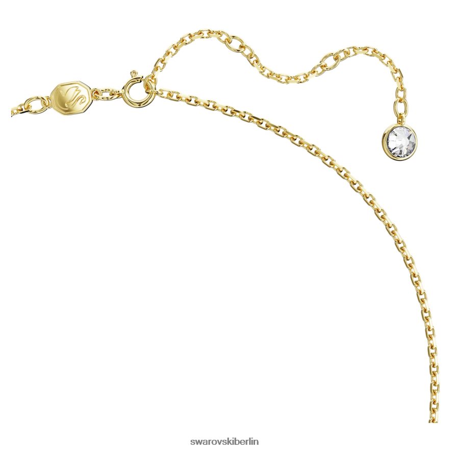 Swarovski ikonischer Schwanenanhänger Schwan, gelb, vergoldet Schmuck HLT448257