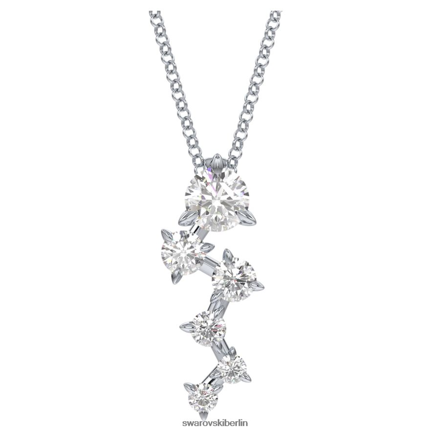 Swarovski intimer Anhänger 14 Karat Weißgold Schmuck HLT448188