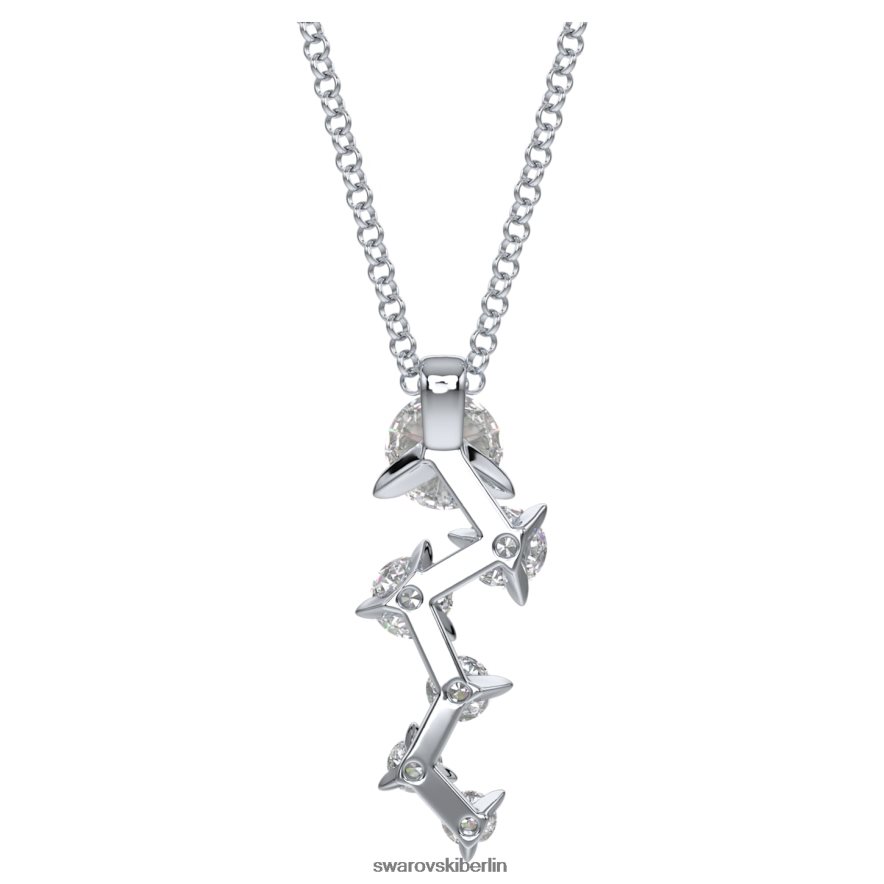 Swarovski intimer Anhänger 14 Karat Weißgold Schmuck HLT448188