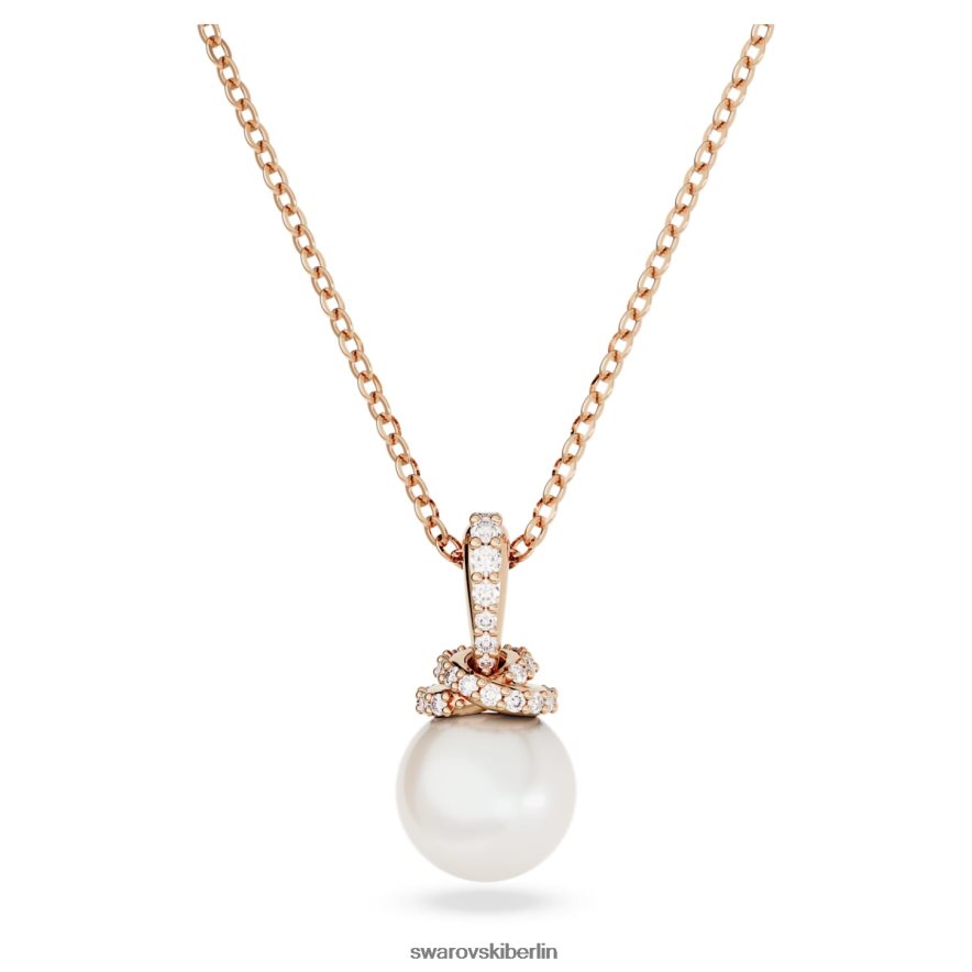 Swarovski ursprünglicher Anhänger weiß, rosévergoldet Schmuck HLT448271