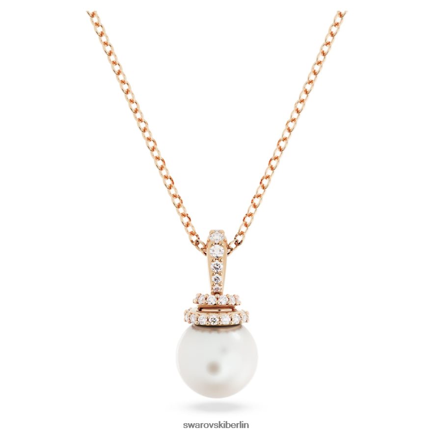 Swarovski ursprünglicher Anhänger weiß, rosévergoldet Schmuck HLT448271