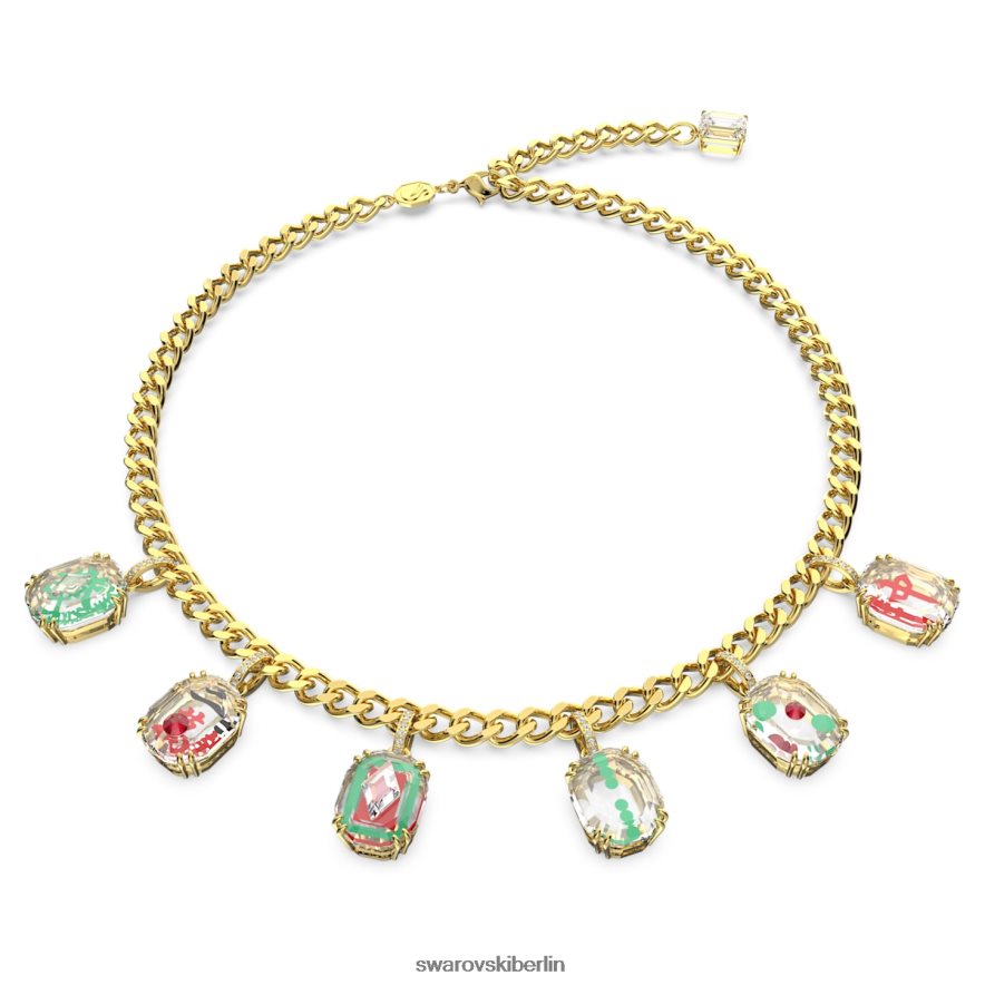 Swarovski Alea-Halskette mehrfarbig, vergoldet Schmuck HLT448105