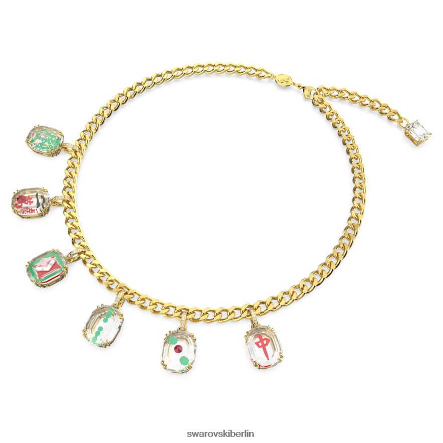 Swarovski Alea-Halskette mehrfarbig, vergoldet Schmuck HLT448105