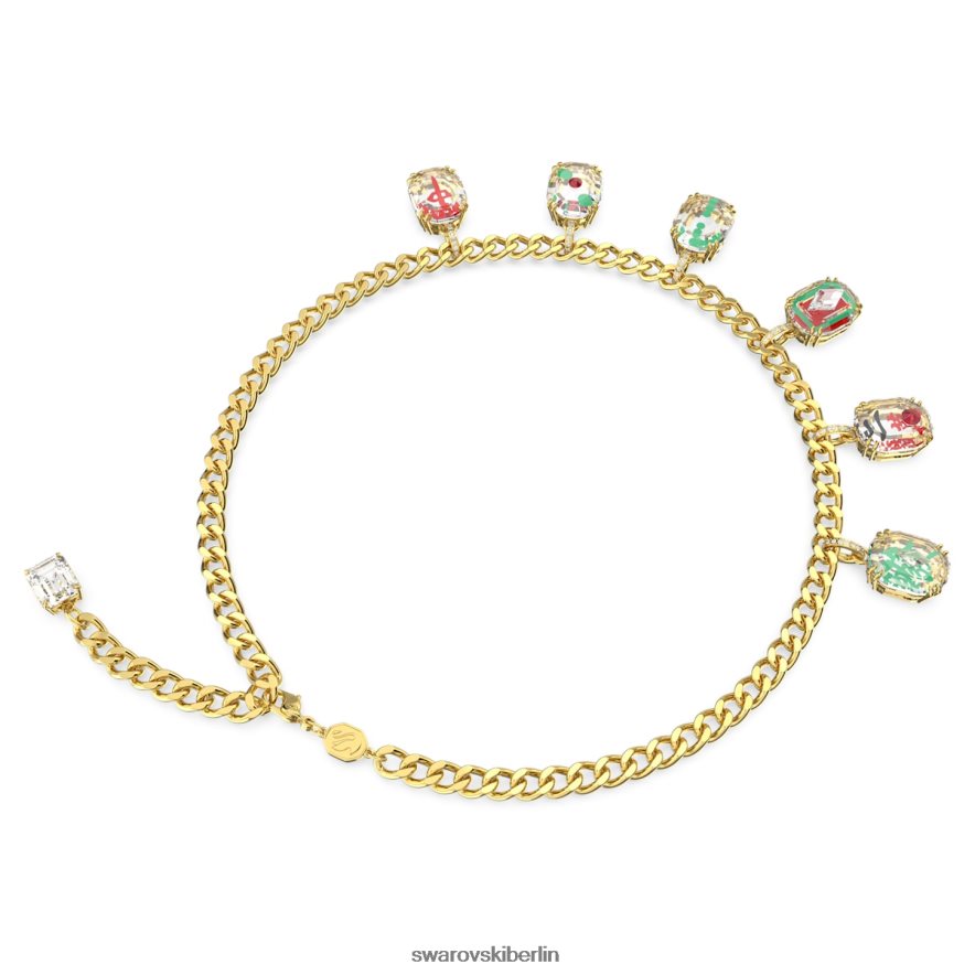 Swarovski Alea-Halskette mehrfarbig, vergoldet Schmuck HLT448105