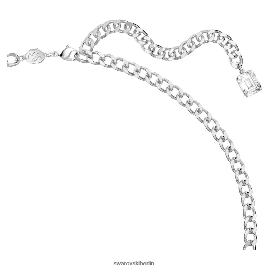 Swarovski Alea-Halskette rot, rhodiniert Schmuck HLT448128