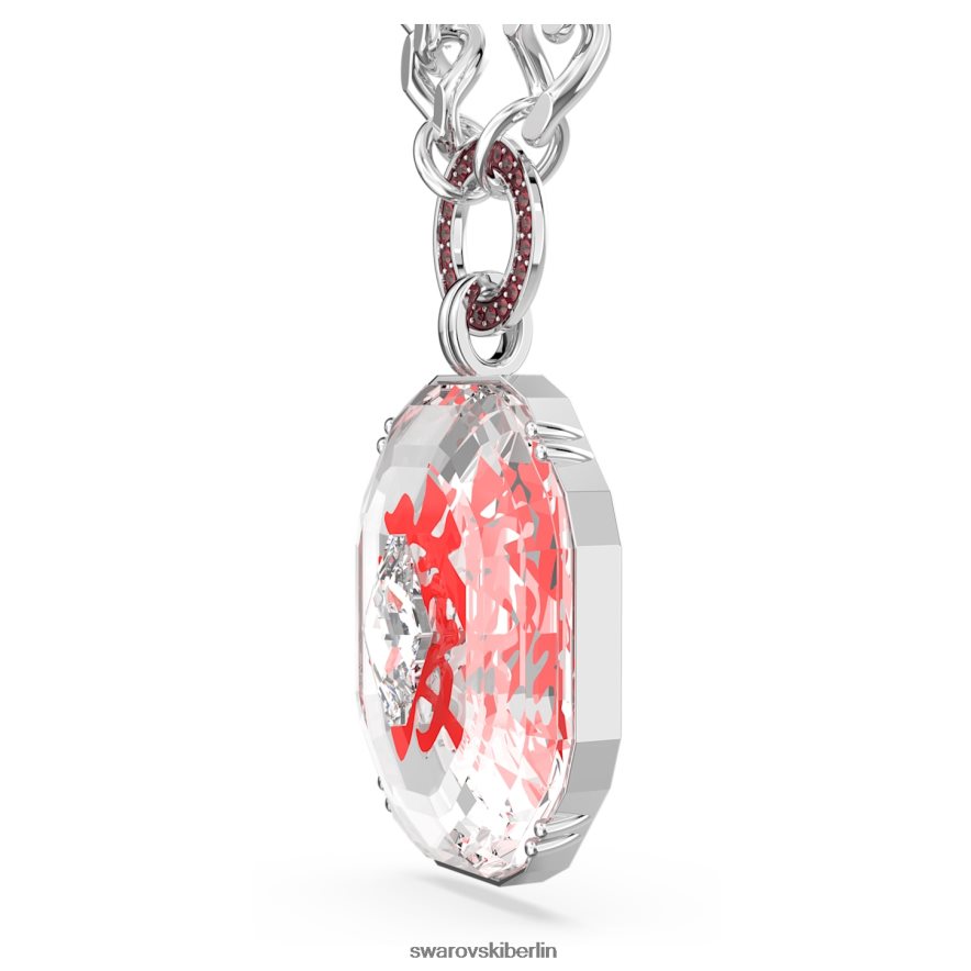 Swarovski Alea-Halskette rot, rhodiniert Schmuck HLT448128