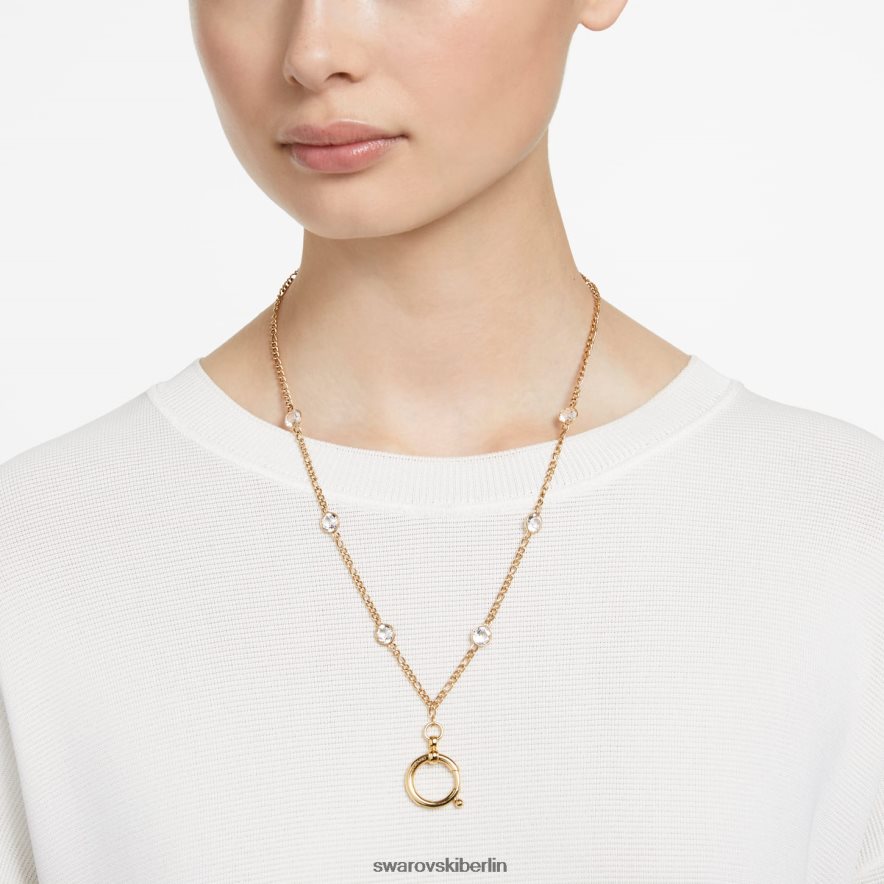 Swarovski Curiosa-Halskette Goldton, vergoldet Schmuck HLT44866