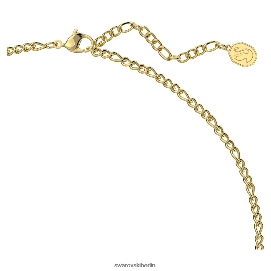 Swarovski Curiosa-Halskette Goldton, vergoldet Schmuck HLT44866