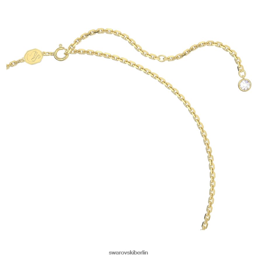 Swarovski Eleganz von Afrika Halskette Blume, mehrfarbig, vergoldet Schmuck HLT448126