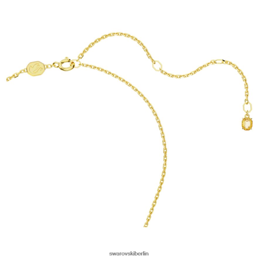 Swarovski Florere-Halskette Blume, gelb, vergoldet Schmuck HLT44884