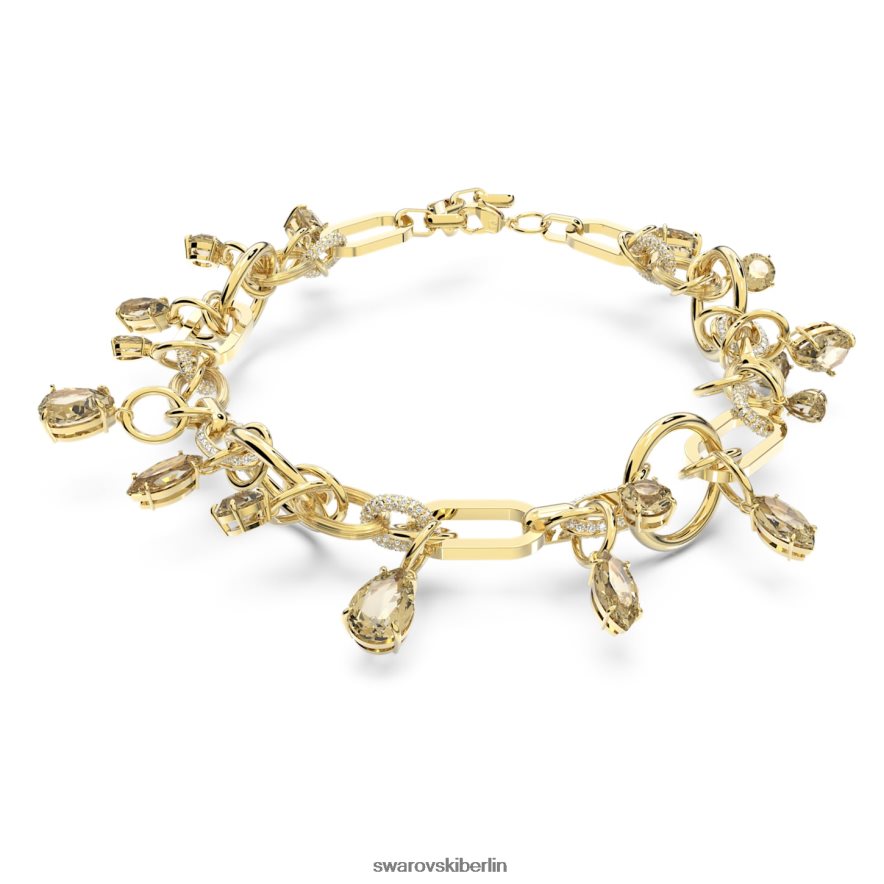 Swarovski Imber-Halskette braun, vergoldet Schmuck HLT44897
