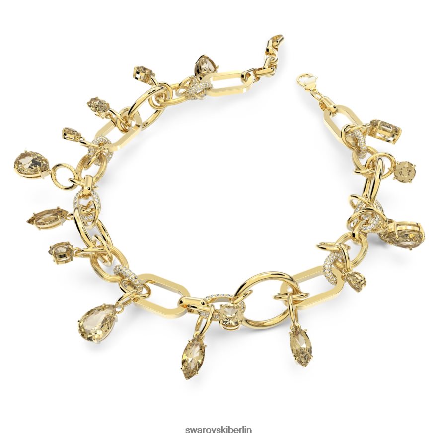 Swarovski Imber-Halskette braun, vergoldet Schmuck HLT44897